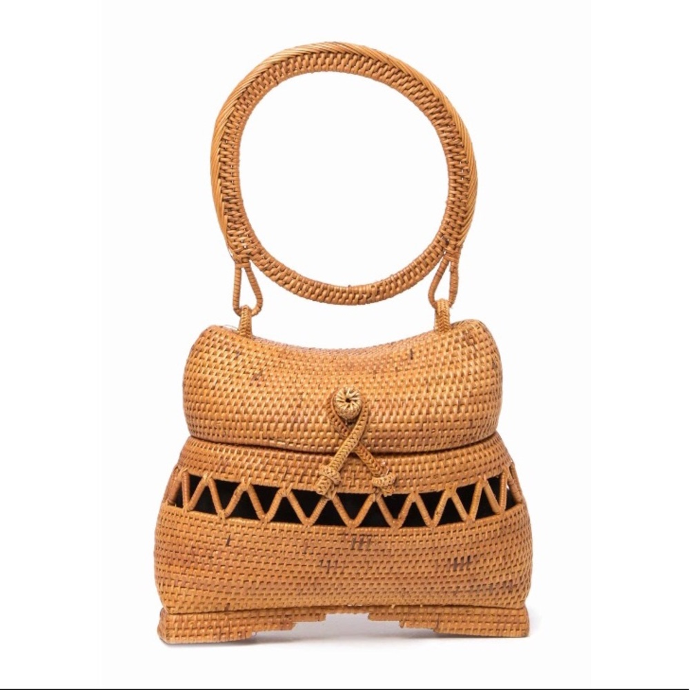 Babylon round handle clutch ( never used )